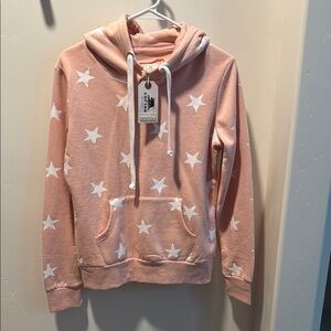 Reflex Pink Star Hoodie